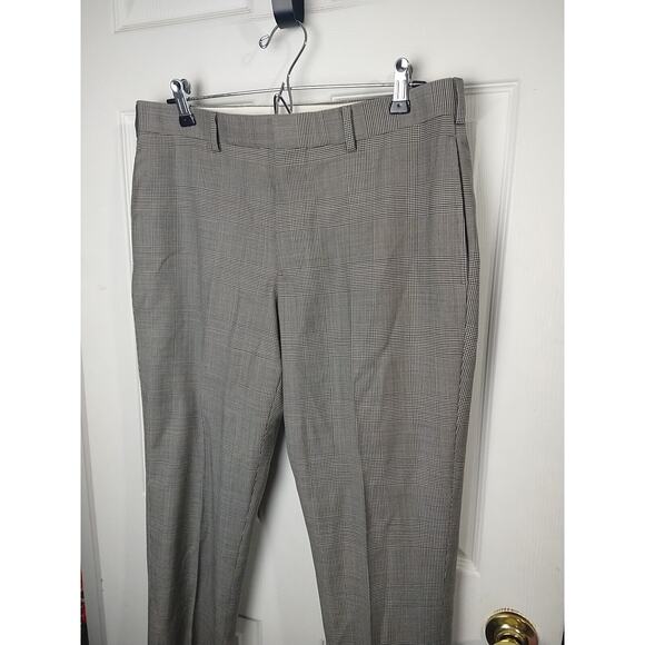 Brooks Brothers Red Fleece Men's 34X30 Pants Wool Plaid Professional Career... - Picture 2 of 12